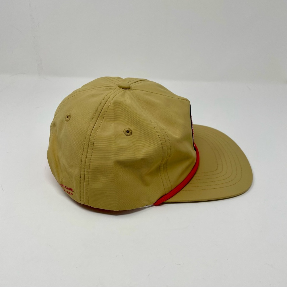 Beige Rope-Trim Baseball Cap - Picture 3 of 10